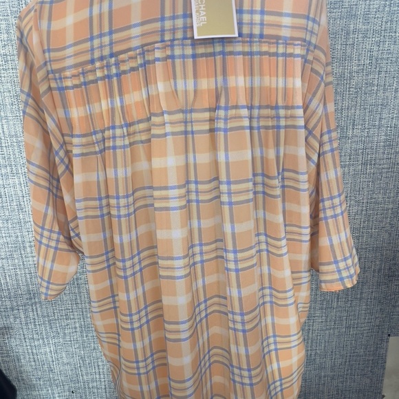 Plaid Sheer Blouse Michael Kors - Picture 5 of 7